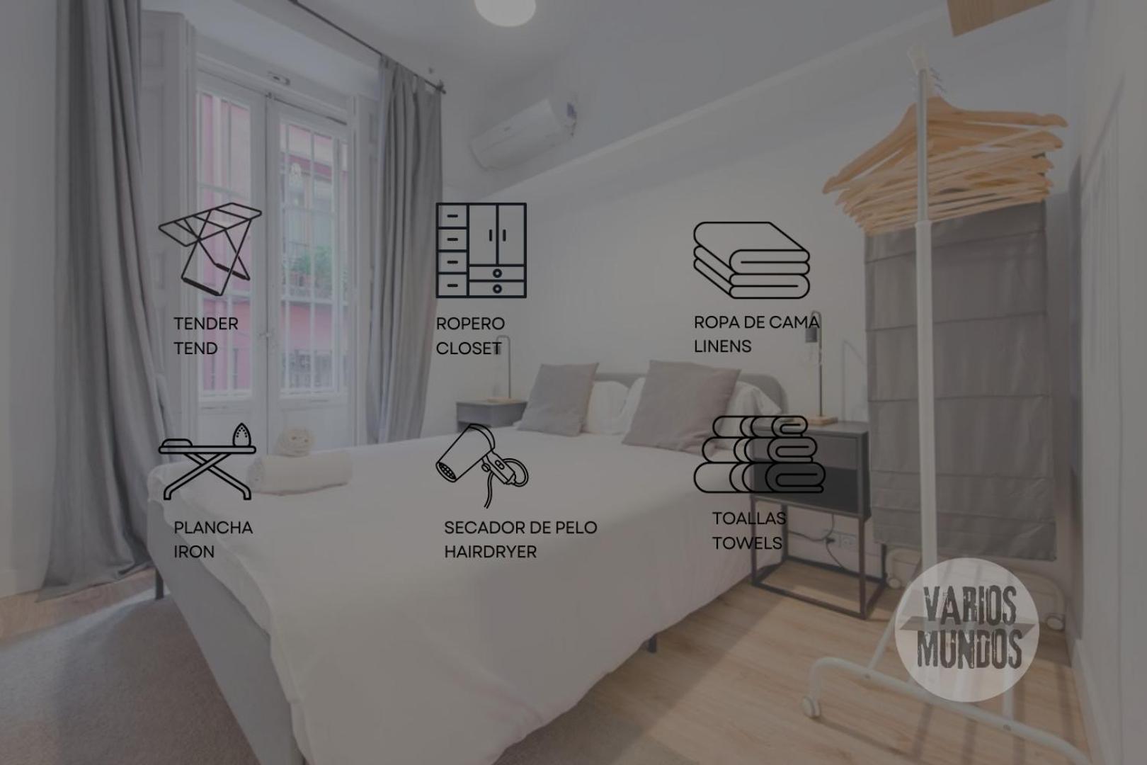 Premium Apt Para 9Pax En Calle Olmo - Centro De Madrid E1 Dış mekan fotoğraf